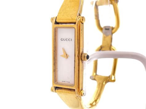 gucci 1500 0252995 ladies|[Exc+5 Box] Vintage GUCCI 1500 Gold Dial Bangle Quartz .